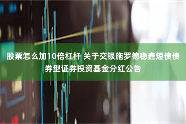 股票怎么加10倍杠杆 关于交银施罗德稳鑫短债债券型证券投资基金分红公告